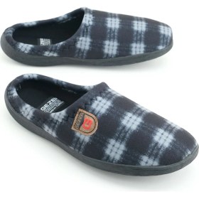 Resim Gezer Erkek Kışlık Rahat Taban Ev Bahçe Terlik 