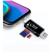 Resim 2'si 1 Arada Usb3.0 Otg Kart Okuyucu Çok İşlevli Güvenli Dijital Kart Tf Kart Okuyucu 
