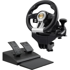 Resim CoverZone Direksiyon Seti 180° Dönüş Açılı Çift Motor Titreşimli Pedal ve Vitesli Oyun Direksiyonu – Pc, Ps3, Ps4, Xbox One, Xbox Series X/s, Nintendo Switch Uyumlu Pxn V3 Pro 
