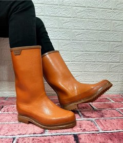 Resim Derby Safi Kauçuk Içi Miflonlu Kaymaz Krep Çizme Uzun 33cm 
