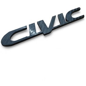 Resim Honda Civic Bagaj Yazısı Ek 1996-2000 Yazı Logo Arma Amblem Karbon Görünüm 0 