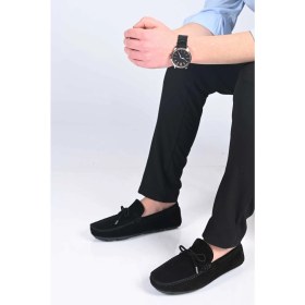 Resim Bestello Bağcıksız Fiyonklu Poliüretan Taban Hakiki Deri Loafer 028-1041 Erkek Ayakkabı 