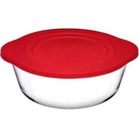 Resim Paşabahçe 59133 Plastik Kırmızı Kapaklı Borcam 840 CC 