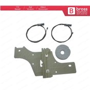 Resim Peugeot 508 MK1 W23 8D 8E 2010-2018 İçin Ön Sol Cam Kriko Seti 