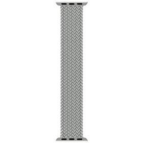 Resim Apple Watch Uyumlu 42/44mm Spor Örgü Loop Kordon Gri S 