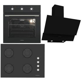Resim Termikel BO O6435C B - BH P7144C B - CH C6532C BB Ankastre Set Siyah 