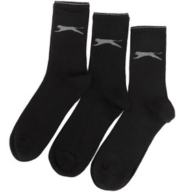 Resim Slazenger Jago Erkek Spor Çorap 40-44 Siyah 3 Lü Paket V2 