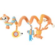 Resim Dianziye Yeni Doğan Bebekler İçin Rahatlatıcı, Zekâ Geliştirici Maymun Figürlü Oyuncak Yatak Ve Araba Süsü 