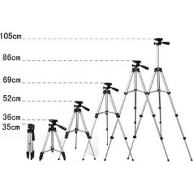 Resim Tefeng TF3110 102 cm Kamera ve Fotoğraf Makine Tripodu 