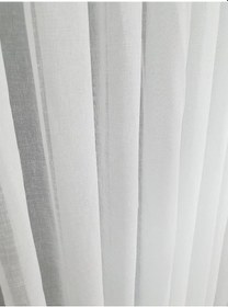 Resim Bbb Naturel Keten Tül Perde Ekru Et3014 