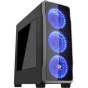 Resim Frisby CX-500 750W 80+(Bronze) Argb Fan Gaming Mesh 4rgb Fan Yan:4mm Temper Cam-Ön Panel:abs+ Mesh 