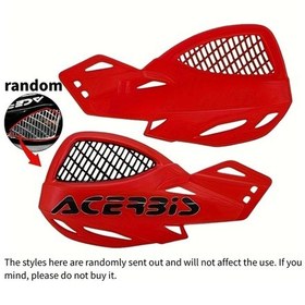 Resim Hightower Ktm Honda Yamaha Suzuki 50-450cc Dayanıklı Kırmızı Fileli Motosiklet El Koruyucu 