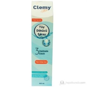 Resim Clemy Tüy Dökücü Sprey 100 ml Erkekler İçin 3 Dakikada Etkili Yeni Formül 
