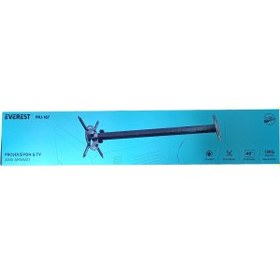 Resim Everest PRJ-187, Teleskopik Ayak (63-102cm), 13kg Taşıma, Projeksiyon, Askı Aparatı 