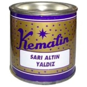 Resim KEMALİN Hırdavatınmerkezi Gri Alüminyum - Sarı Altın Yaldız - Bakır Yaldız Boya-soba Boyası Ferforje Boyası 