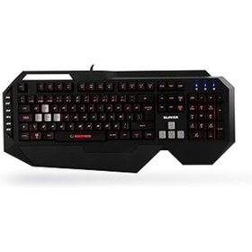 Resim Pazarcan Rampage Slayer Kb-R11 Siyah Usb Tuş Aydınlatmalı Makrolu Us Q Gaming Klavye 