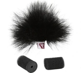 Resim Rycote Ristretto Siyah Renk Yaka Rüzgar Önleyici (Tekli Paket) 