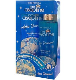 Resim Cire Aseptine Aqua Diamond Vücut Losyonu + Vücut Spreyi 