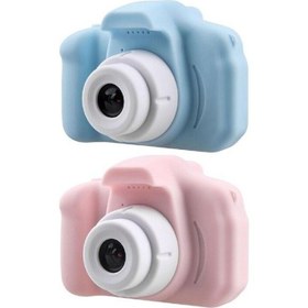 Resim TOMEİ TOMEİ SHD Pembe Renk Mini 1080p Hd Çocuk Kamera Dijital Fotoğraf Makinesi 2.0 Inç Ekran 