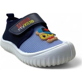 Resim 3451 Hafif Esnek Erkek Bebek Panduf Lacivert/mavi 