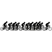 Resim Genel Markalar Bisiklet Yarışı Oto Motor Laptop Duvar Folyo Sticker 15x3 Cm 