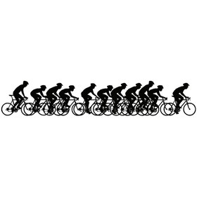 Resim Genel Markalar Bisiklet Yarışı Oto Motor Laptop Duvar Folyo Sticker 15x3 Cm 