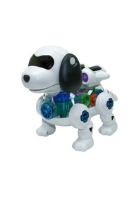Resim Işıklı Müzikli Ve Hareketli Robot Köpek Beyaz Renkli - Mavi Su Dünyası 