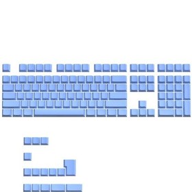 Resim 131 Tuş Keycaps Abs Tuş Takımı Yan Tuş Harf Mekanik Klavye Keycaps 