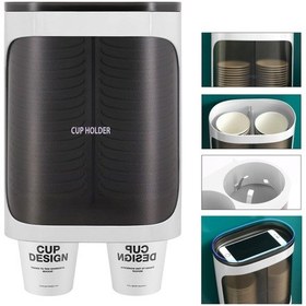 Resim 2 Sıralı Yapışkanlı Su Sebil Plastik Karton Bardak Tutucu Bardaklığı Dispenseri Bardaklık 1 