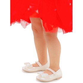 Resim Kiko Kids Cırtlı Fiyonklu Kız Çocuk Babet Ayakkabı Ege 200 Cilt 