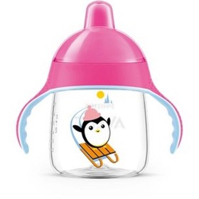 Resim Avent SCF755/07 Penguen Damlatmaz Bardak 18 Ay+ Pembe 340 ml 