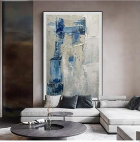 Resim Yağlı Boya Tablo %100 El Yapımı Home In Joy 94x114 Cm 