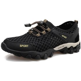 Resim Sones Enlen&benna 8801 Erkek Spor Ayakkabı Nefes Alabilen Outdoor Günlük Ayakkabı Siyah 
