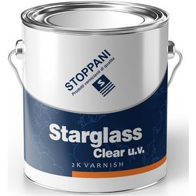 Resim Stoppani Starglass Clear U.V. Sonkat Yat Vernik 3 Litre Takım 