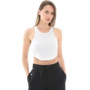 Resim Under Armour Ua Rival Rib Tank Kadın T-Shirt Beyaz 