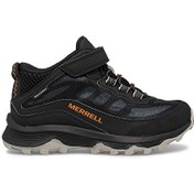 Resim Merrell Siyah Erkek Çocuk Bot MK265951 MOAB SPEED MID A/C WTRPF 