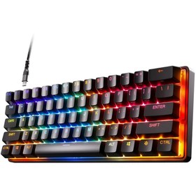 Resim SteelSeries APEX 9 Mini RGB Optik Switch Kablolu Oyuncu Klavyesi 