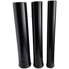 Resim Elioure 50 Cm Pelet Soba Baca Borusu, Siyah, Ø 100 Mm, Dayanıklı ve Güvenilir Tasarım 