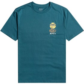 Resim Rvca Cobra Mirage Erkek Mavi Tişört 