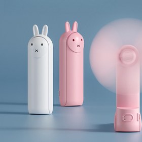 Resim Kompakt Cep Fanı USB Şarj Edilebilir Taşınabilir, Katlanabilir Tasarım, Seyahat ve Açık Hava Kullanımı İçin Uygun, El Fanı Taşınabilir Katlanabilir Fan Masaüstü Fan USB Şarj Küçük Fan 