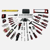 Resim Magnotto 160 Parça Dolu Takım Çantası El Aletleri Seti Içi Dolu Takım Sandığı Lokma Pense Alyan Anahtar Seti 