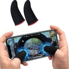 Resim E-Spor Mobil Oyun Parmak Eldivenleri Süper Pubg Karbon Fiber Kumaş 1 Çift - 2 Parmaklık Dayanıklı 
