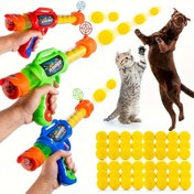 Resim 12 Toplu Etkileşimli Oyuncak - Sürekli Atış, Dayanıklı Plastik ve EVA Köpük Toplar, Pil Gerektirmez, Kediler, Köpekler, Küçük Evcil Hayvanlar İçin Güvenli İç/Dış Mekan Oyunu - Eğlenceli Geliştirme ve Egzersiz, Evcil Hayvan Top Atıcı, İç Mekan Evcil Hayvan Oyuncak, Canlı Evcil Hayvan Aksesuarı, Güvenli Evcil Hayvan Malzemesi 