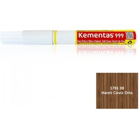 Resim Tam Örtücü Rötuş Kalemleri 1791 08 Hareli Ceviz Orta Tam Örtücü Rötuş Kalem-12565 