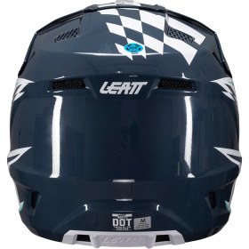 Resim Leatt Moto 3.5 V25 enduro motosiklet kaskı + Vizion 3.5 gözlük lacivert beyaz XXL 