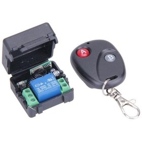 Resim Rf Uzaktan Kumanda 10A Rf Alıcı Verici Transmitter Receiver 12V 1 
