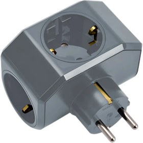 Resim Viko | Yonca Plus Priz [3'lü, Gri] 