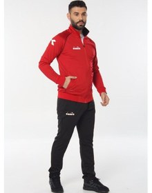 Resim Diadora Mundial - Erkek Kırmızı Likralı Eşofman Takımı - Mundialk Kırmızı 