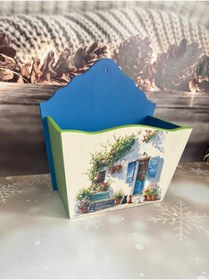 Resim Bypinaryuksel Ev Ve Pencere Desenli Posta Kutusu 