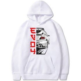 Resim GALASHOP Anime Ilk D Hoodie Japonya Araba Hoodie Kapşonlu Streetwear 